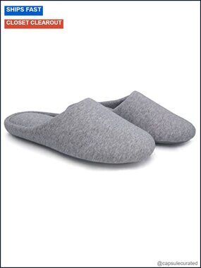 Women's Memory Foam Cotton House Slippers - Washable Non-Slip Indoor Bedroom